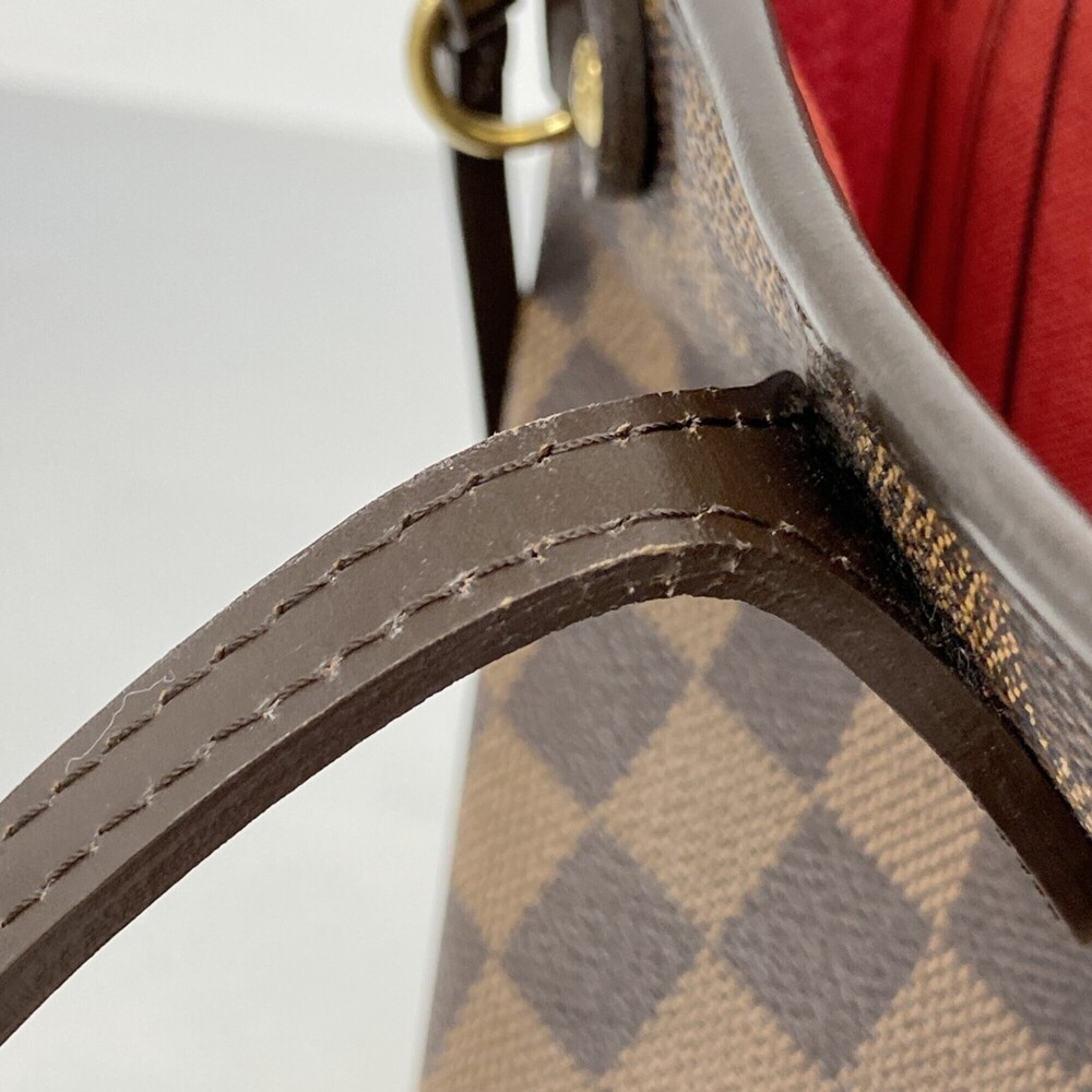 LOUIS VUITTON Brown Damier Neverfull PM Tote Bag - Picture 9 of 12